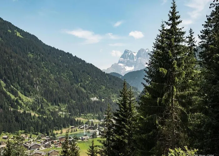 In Abondance Valley With Balcony Views شقة شاتيل